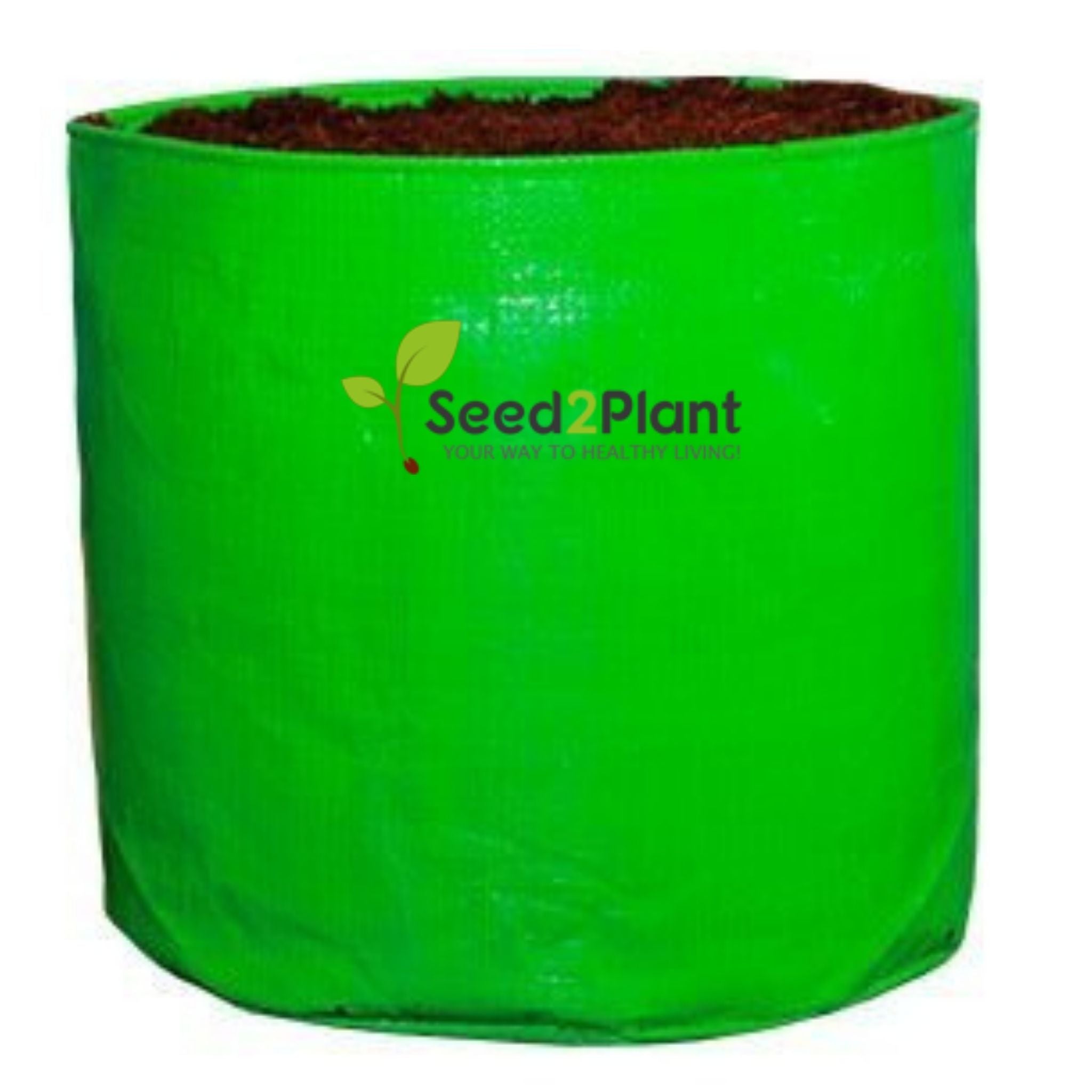 9x9 Inches (¾x¾ Ft) - 220 GSM HDPE Round Grow Bag