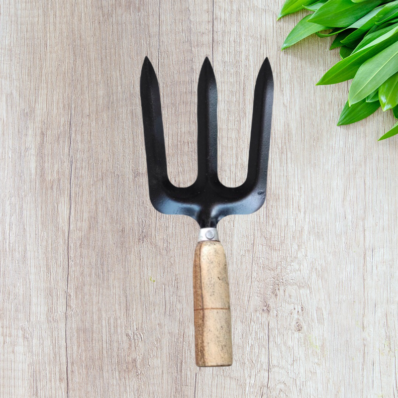 Fork with Wooden Handle - Essential Gardening Tool