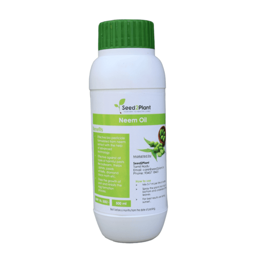 Neem Oil 100% Organic & Water-soluble for Plant, Insect, and Pest Control