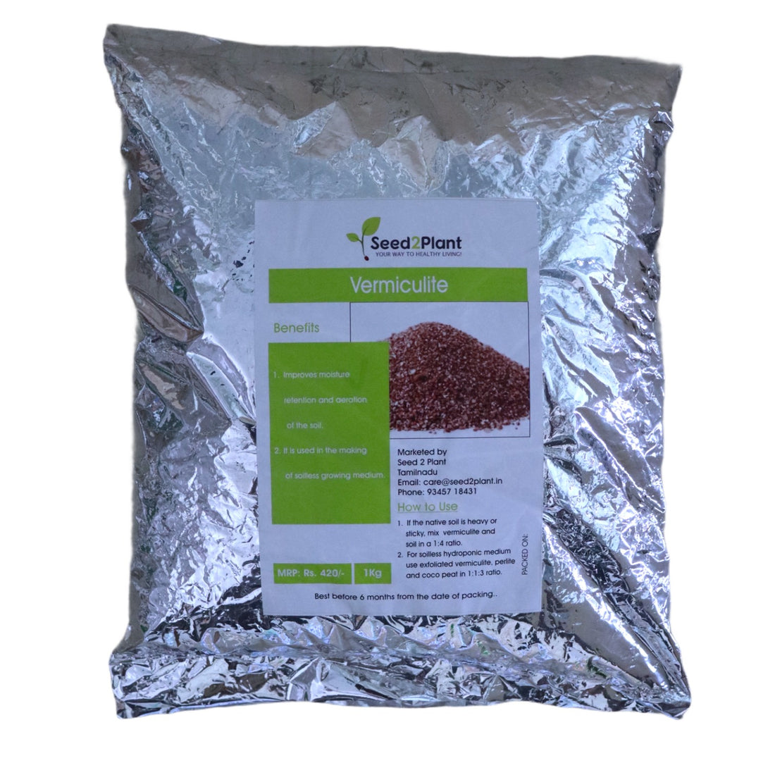 Exfoliated Vermiculite - 1 kg