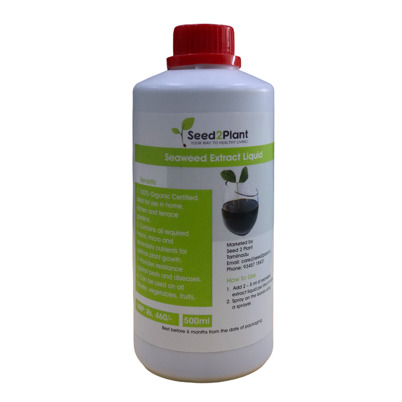 Seaweed Concentrate 100% Organic सीवीड खाद- 500ml