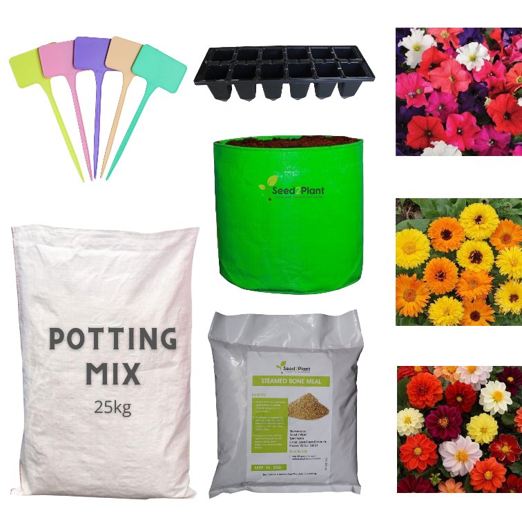 The Sprout - Basic Flower Terrace Garden Kit