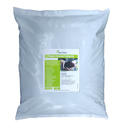 Potting Soil - 100% Organic with 8 Fertilizers and 4 Beneficial Microbes - 5 KG