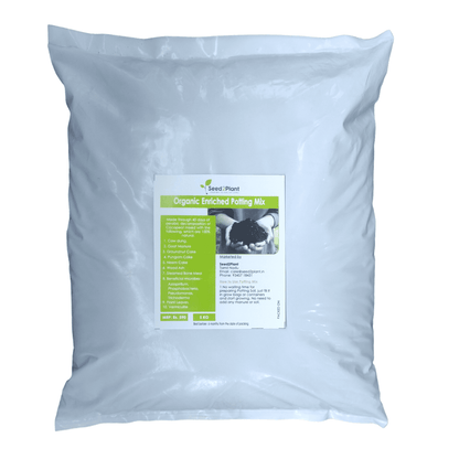 Potting Soil - 100% Organic with 8 Fertilizers and 4 Beneficial Microbes