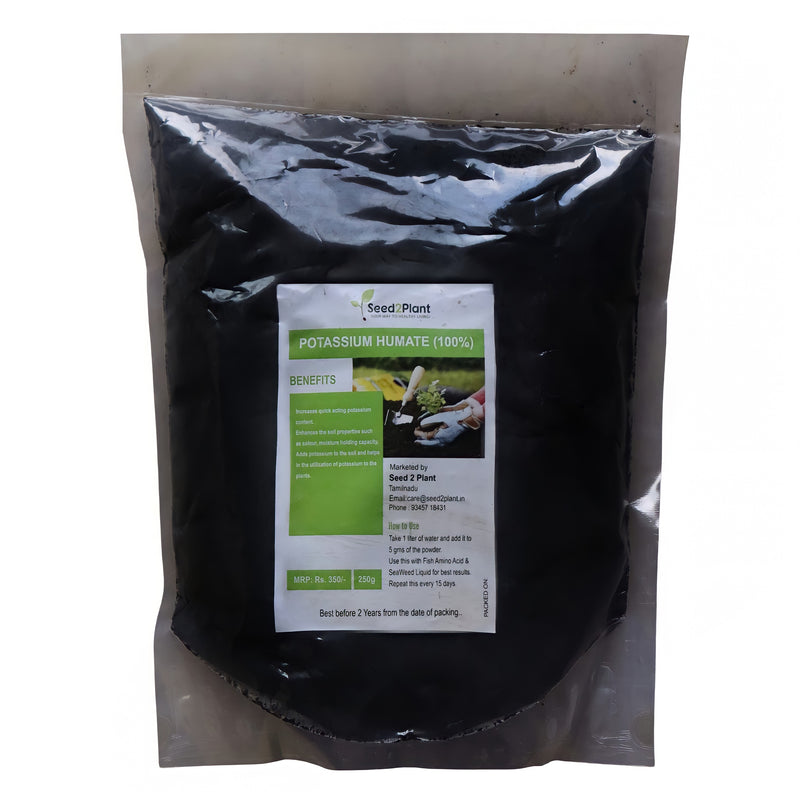 Potassium Humate(100%) for Plants 100% Organic - 250g