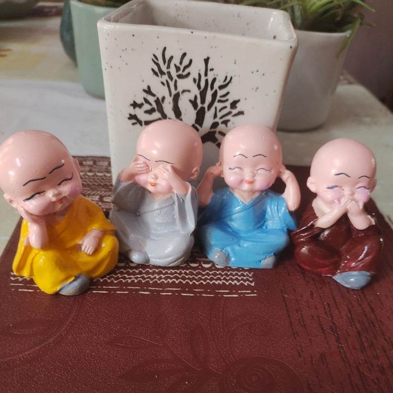 Monk Wisdom Buddha Miniature Garden Toys