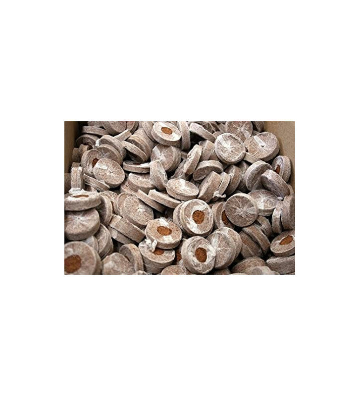 Coco Peat Coins / Jiffy Bags for Seed Germination - Hydrophonics (Pack of 10)
